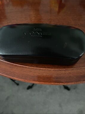 Coach Black Hard Shell Eyewear Case